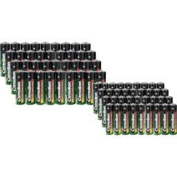 Jeu de piles LR03, LR6 72 pc(s) - Camelion