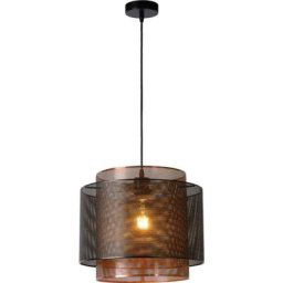 Suspension - 1xE27 - Noir Lucide orrin