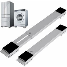 Seenlin - Base de machine à laver avec frein, base mobile réglable pour lave-linge, sèche-linge,