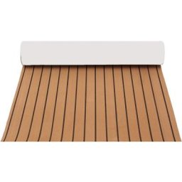 Augienb - Rouleau Tapis adhésif pour Yacht eva Mousse Decking Bateau marron 300 x 90 x 0.6 cm