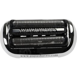 Vhbw - Tête de rasage (Lot avec 1x grille de rasoir, 1x lame de tondeuse) compatible avec Braun