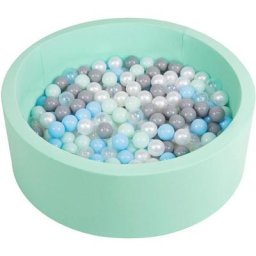 Piscine à Balles 90X30cm/200 Balles Ronde En Mousse Pour Bébé Enfant,