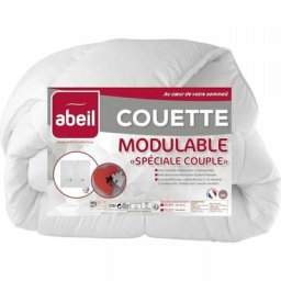 Couette modulable Spécial Couple 240x260cm - Abeil