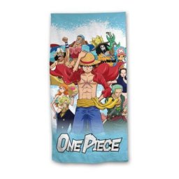 Serviette de plage - One Piece - Luffy et tous les personnages - 70x140 cm