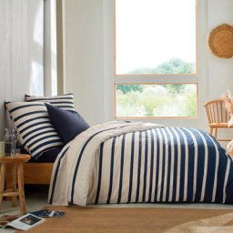 Parure de lit Ciara 240x220 cm - Bleu marine