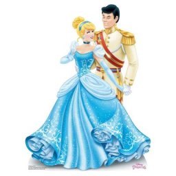 Figurine en carton Disney Princesse Cendrillon et le Prince Charmant 79 cm