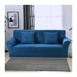 Live House - Housse de canapé élastique Housse de protection Housse de canapé bleu, 3