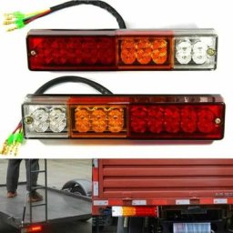 GP - 2PCS 12V Feux de Remorque LED,Universel led Feux Arrière 20LED Feux de Recul Freinage