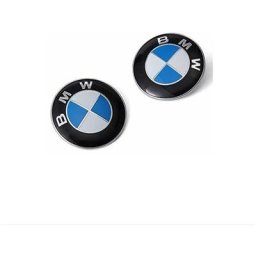 Lot de 2 applicables pour capot et coffre bmw Emblems, remplacement du logo bmw Emblem 82 mm + 74