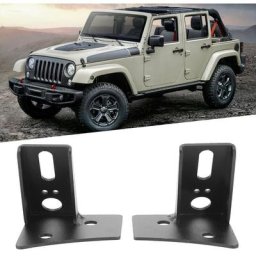 Support de projecteur de voiture en métal Un support de pilier convient pour Jeep Wrangler jk