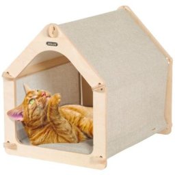 Maisonnette Cat lodge 2,Taille 41.5 x 31 x 37 cm pour chat - zolux - Beige