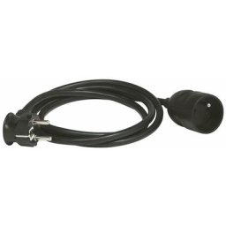 Rallonge avec terre 2P+T - Longueur 5m - Noir - Legrand