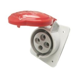 Gewiss - Prise fixe encastrée 3P+T 32A IP44 rouge 380V GW62220H