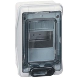 Coffret étanche plexo avec embouts à perforation directe prémontés gris 4 modules Legrand 001904