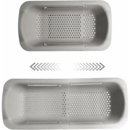 Panier de Vidange pour Cuisine, Support De Vidange D'évier en Plastique Rétractable, Panier De