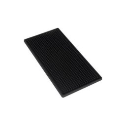 Tapis de drainage pour assiettes, 15x30x1 cm, noir, tapis de drainage antidérapant avec couche