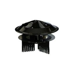 Chapeau universel de couleur noire pour poêle