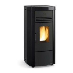 Nordica Extraflame - Poêle à granulés de bois 8kw noir ventilé et étanche angelaevonoir - noir