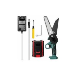 6 pouces 21V Mini tronçonneuse électrique rechargeable Petit bûcheron à main et scies d'élagage