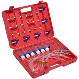 Topdeal Débimètre pour injecteur commun diesel avec jeu d'adaptateurs