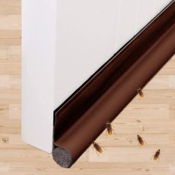 96cm Bas de Porte Isolant Bas de Porte Unilatéral avec Joint D'étanchéité Auto-adhésif à Boucle et