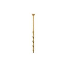 100 vis de fixation d'isolant pour support bois, bichromaté, TX30 - 6.0 x 180 mm