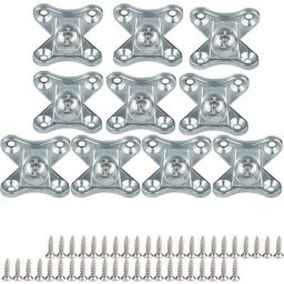 10 pices Support de connecteur de support en forme de angle droit amovible, joint de support