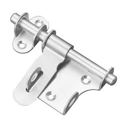 Serrure à pêne coulissant en acier inoxydable loquet de porte loquet pour cadenas salle de bain