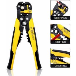 Denudeur Cable Electrique, Pince à Dénuder Automatique, 3 en 1 Outil de Dénudage avec Mâchoires