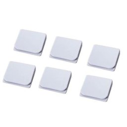Lot de 6 clips de rideau de douche coupe-vent, résistant aux éclaboussures, poids de rideau de