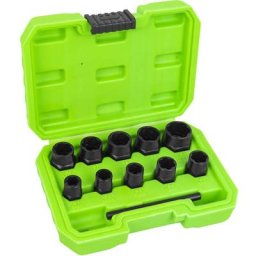 51998 set de douilles twist de 3/8 extraction d'ecrous endommagées - JBM