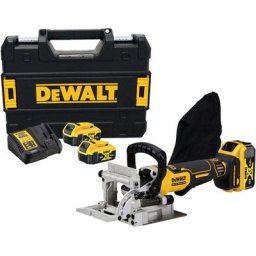 Dewalt - Fraiseuse à lamelles 18V xr + 2 batteries 5Ah + chargeur en coffret t-stak DCW682P2