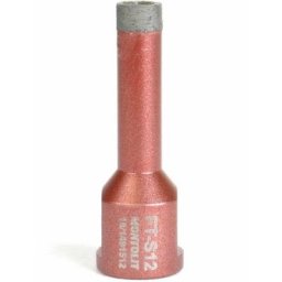 Fraise diamantée pour perçage a sec et eau ø 12 mm Montolit mondrillo FT-S12