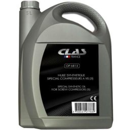Clas Equipements - Bidon 5L d'huile synthétique spéciale compresseurs à vis - op 6813