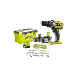 Ryobi - Perceuse-visseuse à percussion 2 vitesses 18V oneplus - 2 Batteries LithiumPlus 4,0 Ah et