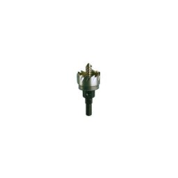 Trépan hss avec queue et foret - profondeur de coupe 7 mm ø 18 mm
