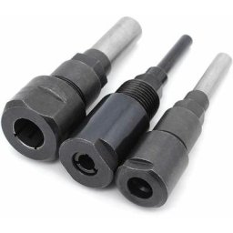 3Pcs Router Collet Extension Bit de routeur Extension de collet et rognage Découpage Machine de