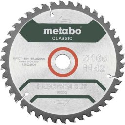 Precision cut Wood - Classic 165X20 Z42 wz 5° 628026000 Lame de scie circulaire au carbure 165 x 20