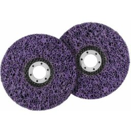 Disque Abrasif pour Meuleuse d’Angle 2 Pcs Disque de Nettoyage en Acier Inoxydable 125mm Disque de