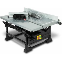 Table Scie Circulaire 800 Watts (Lame de scie ø 200 mm, Inclinable de 0° - 45° en Continu, Hauteur