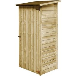 Abri de jardin à outils | Stockage extérieur Bois de pin imprégné 88 x 76 x 175 cm 13642 - Brun