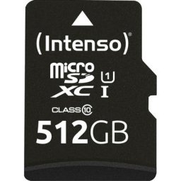 Intenso - Carte microSD 512GB microSDXC Performance 512 gb Class 10 uhs-i étanche