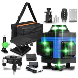 Niveau Laser 4D 360 ° 16 lignes automatique FASGet 1 Batterie avec accessoires