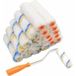 Mini Rouleaux de Peinture,20 Pices Petit Pinceau Brosse Rouleau de Peinture Mini Manchon