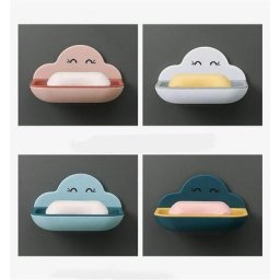 4 Pièces Porte-Savons Double Couche en Plastique, Amovible pour Un Nettoyage Facile, Porte-Savon