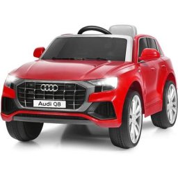 Audi Voiture Électrique 12 v pour Enfants 2 Moteurs, Vitesse Max 5 km/h,Télécommande 2.4G, Lumières