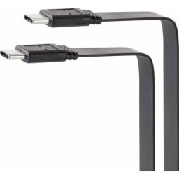 Câble usb usb 3.2 Gen1 (usb 3.0) usb-c® mâle, usb-c® mâle 0.90 m noir très flexible RF-3385678
