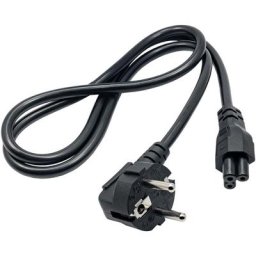 Alimentation Câble adaptateur [1x Prise mâle + contact de protection - 1x Fiche femelle (forme de