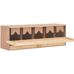 Pondoir 5 compartiments 117x33x38 cm Pinède solide