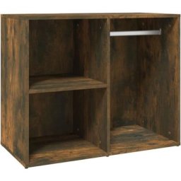 Armoire de dressing Design moderne, Armoire Etagère de rangement, Armoire et penderie Chêne fumé